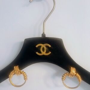Vintage CC Clip-On Chanel Earrings